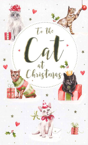 Picture of TO THE CAT AT CHRISTMAS CARD